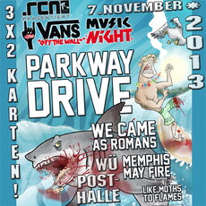 DEMNÄCHST EINSENDESCHLUSS, .rcn präsentiert.: VANS OFF THE WALL MUSIC NIGHT, DO. 7.11.2013, POSTHALLE-WÜ
