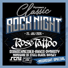Hardrock-Bierfest: .rcn präsentiert: PYRASER CLASSIC ROCK 2026, Sa. 25.07.2026, Pyras, Brauereigutshof