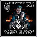 Zuwachs bei unseren Verlosungen: .rcn präsentiert LACRIMOSA, So. 05.10.2025, Nürnberg, Der Hirsch