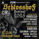 Neue Verlosung: .rcn präsentiert: SCHLOSSHOF FESTIVAL 2025, Fr/Sa 22/23.08.2025, Höchstadt/Aisch