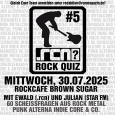 HEUTE ANMELDESCHLUSS ROCKQUIZ #5 IM BROWN SUGAR ROCKCAFÈ NBG.