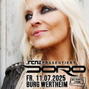 Donnerstag Einsendeschluss: .rcn präsentiert Doro, Freitag, 11.07.2024, Burg Wertheim am Main
