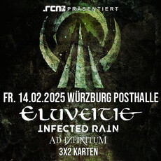 Neue Verlosung: .rcn präsentiert ELUVEITIE, Fr. 14.02.2025, Posthalle, Würzburg