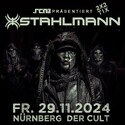 Neue Verlosung: .rcn präsentiert STAHLMANN; Freitag, 29.11.2024, Nürnberg, Der Cult