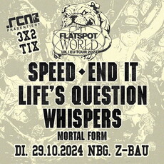 SONNTAG EINSENDESCHLUSS: .rcn präsentiert: SPEED, DI. 29.10.2024, Nürnberg, Z-Bau