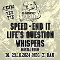 Neu bei unseren Präsis: .rcn präsentiert SPEED + 4 Bands, Di. 29.10.2024, Nürnberg, Z-Bau