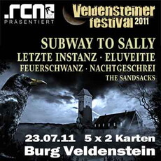 BALD LAST ORDER: VERLOSUNG FÜR VELDENSTEINER FESTIVAL AM 23.07. AUF DER BURG IN NEUHAUS/PEGNITZ