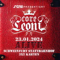 Neue Verlosung .rcn präsentiert: CORELEONI, Dienstag, 23.01.2024, Shweinfurt, Stattbahnhof