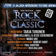 VERLOSUNG NEU: .rcn präsentiert: ROCK MEETS CLASSIC 2024, SO. 21.04.2024, WÜRZBURG, ARENA