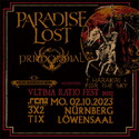 NEUE VERLOSUNG: .rcn Magazin präsentiert: PARADISE LOST, PRIMORDAL, Montag, 02.10.2023, NÜRNBERG, LÖWENSAAL