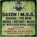 DIENSTAG EINSENDESCHLUSS: .rcn präsentiert: PYRASER CLASSIC ROCK, SA. 29.07.2023, PYRAS, BRAUEREIGUTSHOF