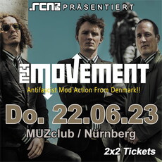 NEUE VERLOSUNG: .rcn präsentiert THE MOVEMENT, DO. 22.06.2023 NBG. MUZ-CLUB