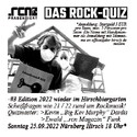 IN EIGENER SACHE: DAS ROCK QUIZ #3 AM SONNTAG, 25.09.2022 IM HIRSCH