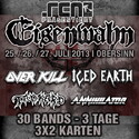 DEMNÄCHST EINSENDESCHLUSS: .rcn präsentiert: EISENWAHN FESTIVAL 2013, Do-Sa. 25./26./27. Juli 2013, Obersinn / Landkreis Main-Spessart