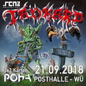 DIENSTAG EINSENDESCHLUSS: .rcn präsentiert: TANKARD, FR. 21.09.2018, WÜRZBURG - POSTHALLE
