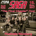 MONTAG EINSENDESCHLUSS: .rcn präsentiert: SAGA, MI. 15.11.2017, WÜRZBURG POSTHALLE