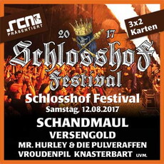 MORGEN EINSENDESCHLUSS: .rcn präsentiert SCHLOSSHOF FESTIVAL, SA. 12.08.2017, HÖCHSTADT / AISCH