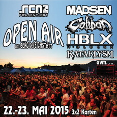 MORGEN EINSENDESCHLUSS: .rcn präsentiert: OPEN AIR AM BERG, 22. UND 23.05.2015, EICHSTÄTT