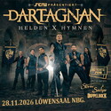 Im Spätherbst: .rcn präsentiert: dARTAGNAN, Sa. 28.11.2026, Nürnberg - Löwensaal