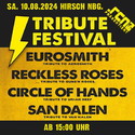 Mittwoch Einsendeschluss: .rcn präsentiert TRIBUTE FESTIVAL, Sa. 10.08.2024, Nürnberg, Der Hirsch