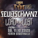 Morgen Dienstag Einsendeschluss: .rcn präsentiert LORDS OF FYRE, Sa. 11.10.2025, Fürth, Stadthalle