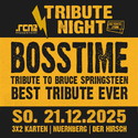 Weihnachtsverlosung! .rcn präsentiert: TRIBUTE NIGHT - BOSSTIME-TRIBUTE TO SPRINGSTEEN, So. 21.12.2025, Nürnberg, Der Hirsch