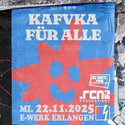 Morgen Dienstag Einsendeschluss: .rcn präsentiert: KAFVKA, Mi. 22.10.2025, Erlangen, E-Werk